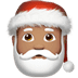 🎅🏽 Santa Claus: medium skin tone display on Apple